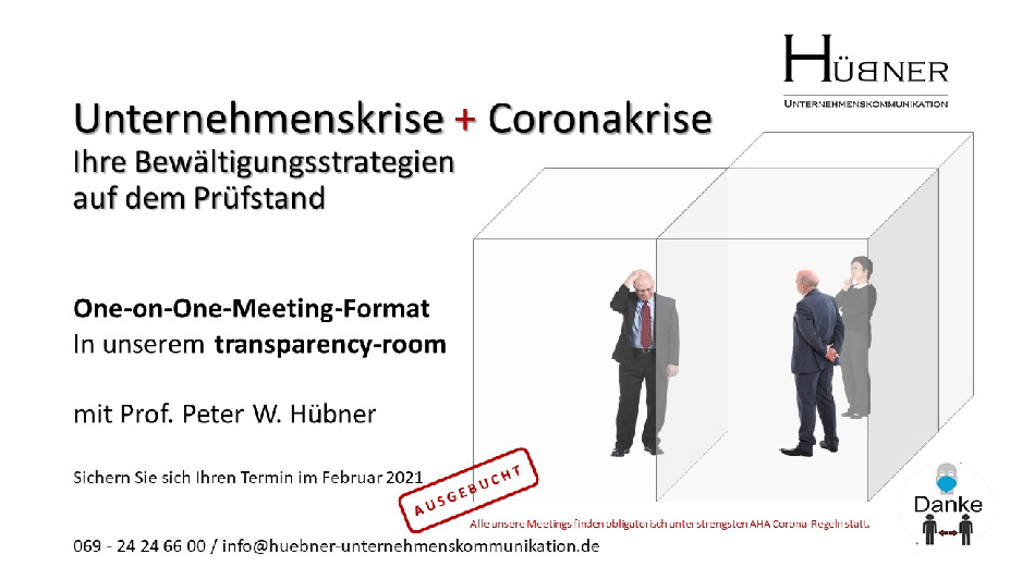 2021-02 Krise und Coronakrise - Bewältigungsstrategien - Ankündigung